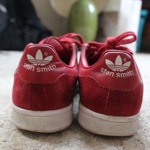 Adidas Stan Smith Red Suede
